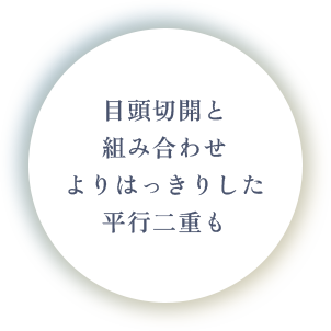 目頭切開と組合せ